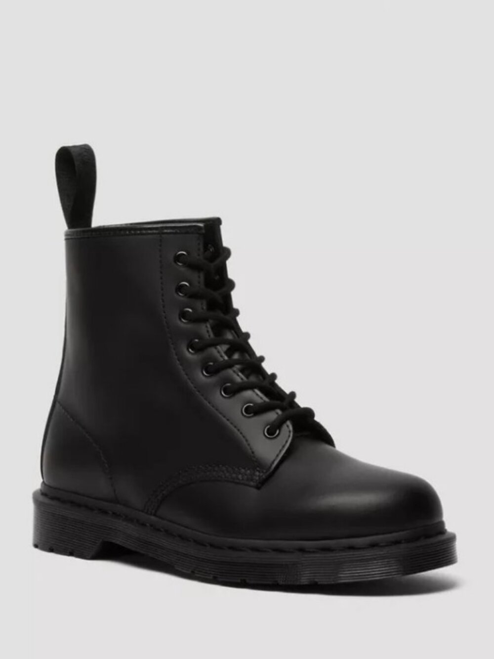 Dr. Martens 1460 Mono smooth leather lace up boots black unisex size 38 - Picture 3 of 8